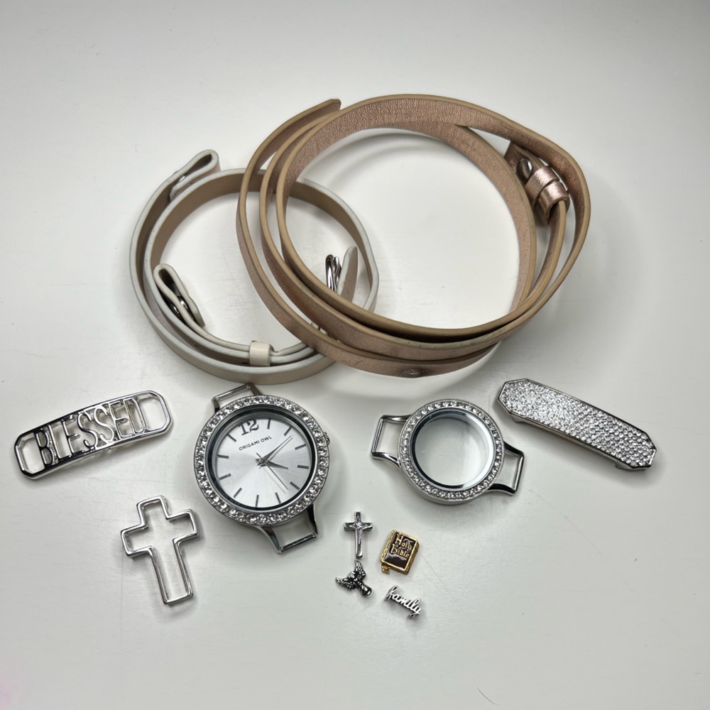 Origami owl living locket bracelet and watch